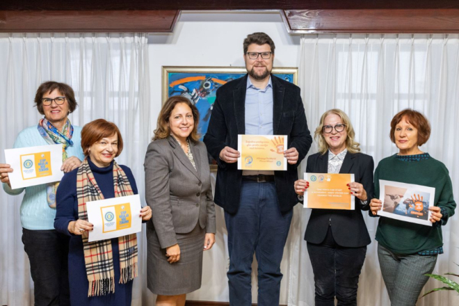 Grbin održao prijem za Inner Wheel klub Pula povodom sudjelovanja u kampanji 'Oboji svijet narančasto'