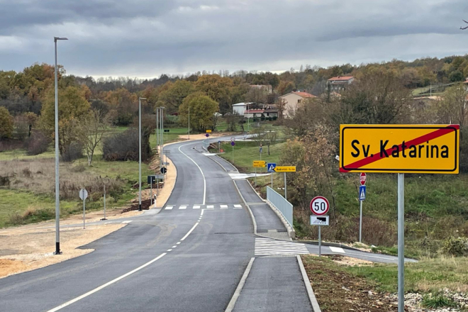 Završena rekonstrukcija prometnice od Sv. Katarine do Tučića, investicija vrijedna pola milijuna eura!