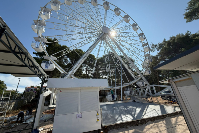 Panoramski kotač seli s Rive na parking Karolina: Grad reagirao na primjedbe građana