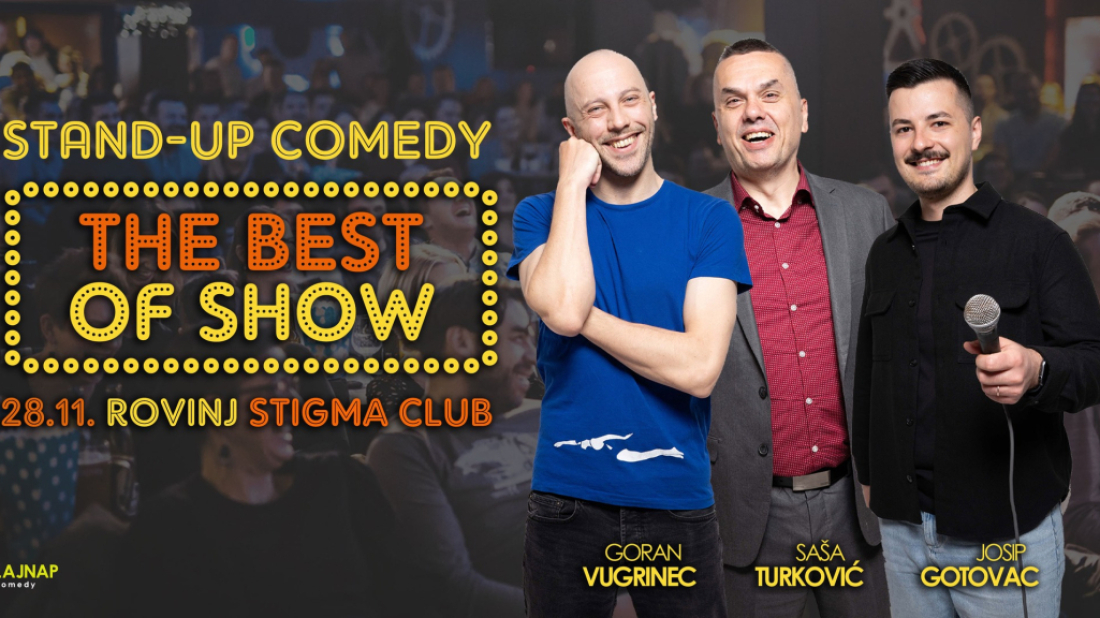 U Stigmu ovog petka stiže „BEST OF“ stand-up komedija: LAJNAP ekipa prvi put pred rovinjskom publikom