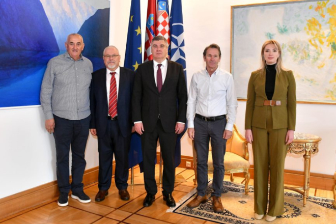 Milanović primio predstavnike Klastera hrvatskog pršuta: „Važno je očuvati izvornost i konkurentnost“