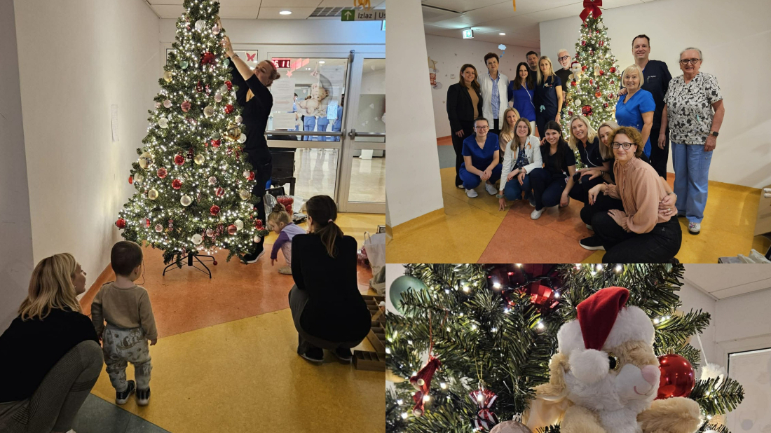 Prekrasna blagdanska gesta: Radio Istra i Vilstroj ukrasili pedijatrijski odjel Opće bolnice Pula!