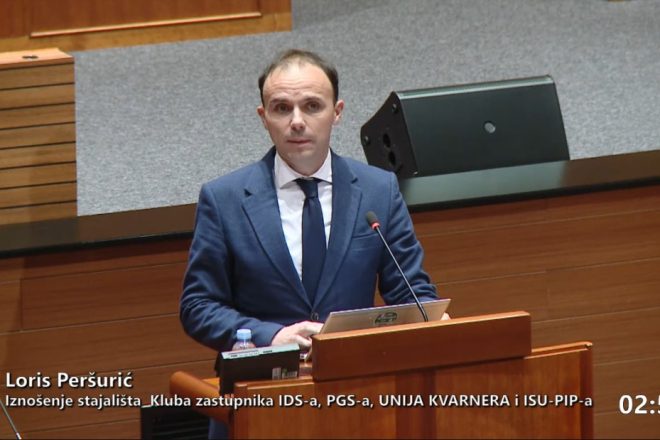 Peršurić u Saboru: Kaštijun više ne smije biti teret samo juga Istre!
