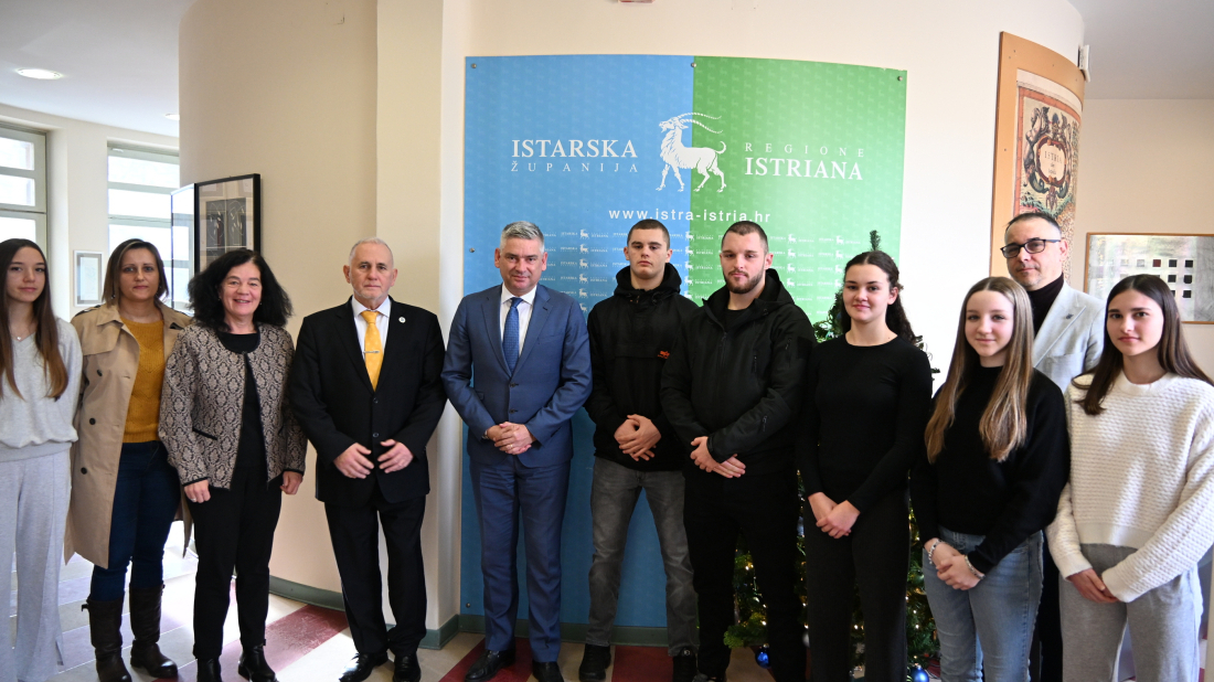 Održan prijem za hrvatske reprezentativce iz Istre, osvajače medalja s ITF Taekwondo Svjetskog prvenstva u Poreču