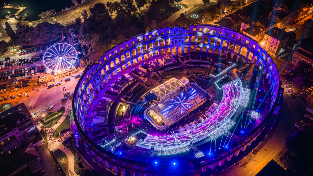 U pulskoj Areni je otvoreno novo adventsko klizalište: najveće i tehnološki najbogatije do sada