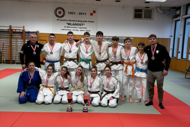 Istarski Borac osvojio dva srebra na završnici 3. Hrvatske judo lige!