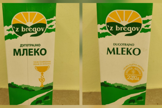 U Istri se pojavilo ‘mleko’: Ambalaža na ekavici i ćirilici privukla pažnju