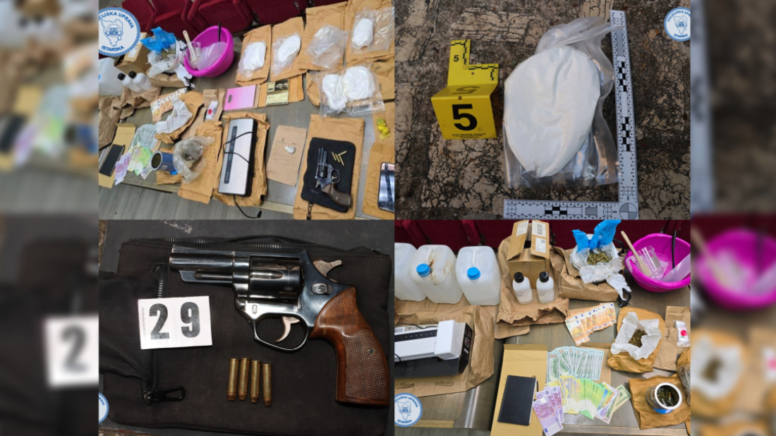 VIDEO Velika akcija istarske policije: Uhitili četvero mladih koji su proizvodili i prodavali drogu