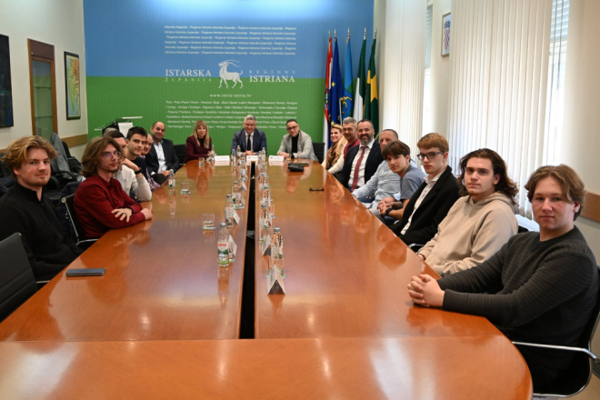 Župan Miletić upriličio prijem za istarske inovatore nakon velikog uspjeha na  međunarodnoj izložbi ARCA 2025.