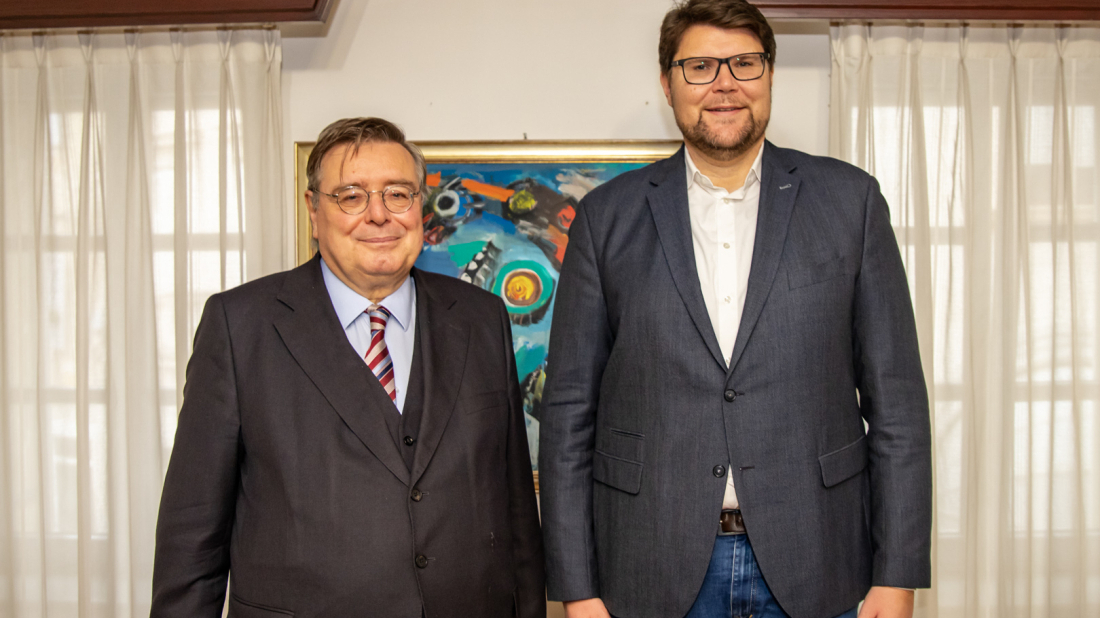 Gradonačelnik Peđa Grbin primio novog njemačkog veleposlanika Nj. E. Pascala Hectora