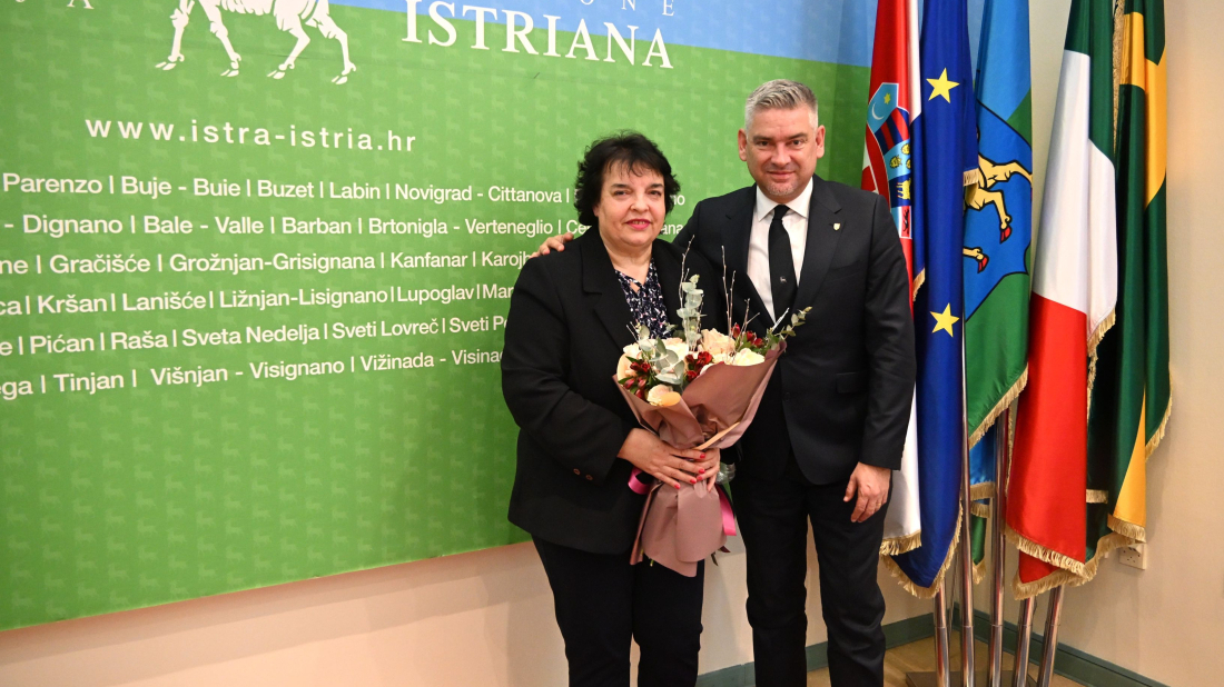 Župan Miletić primio dugogodišnju pročelnicu Vesnu Ivančić povodom odlaska u mirovinu