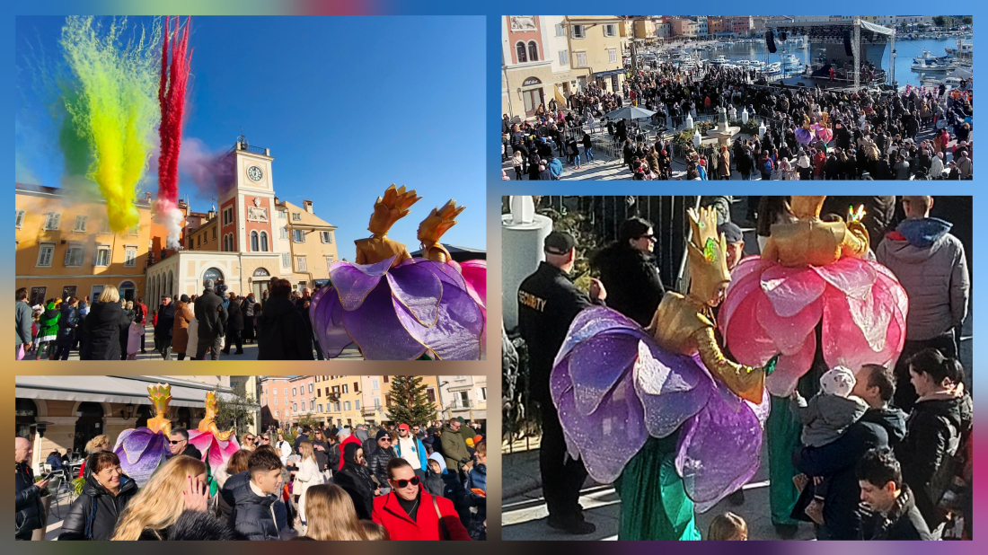 FOTO: Dječji doček u podne privukao brojne građane i goste Rovinja