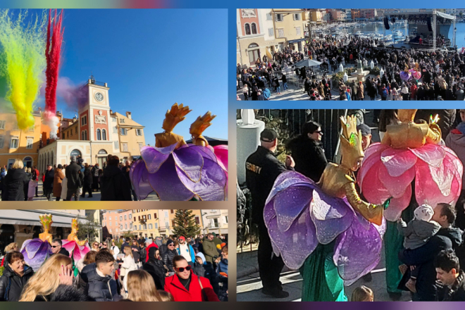 FOTO: Dječji doček u podne privukao brojne građane i goste Rovinja