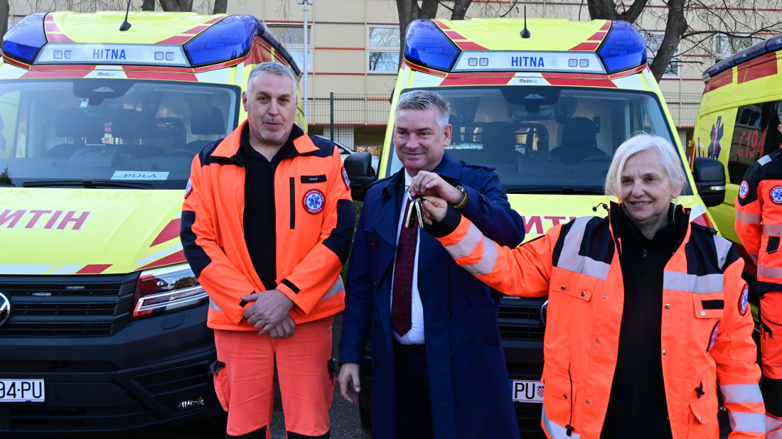 Istarska županija dovršila obnovu voznog parka hitne medicinske pomoći!