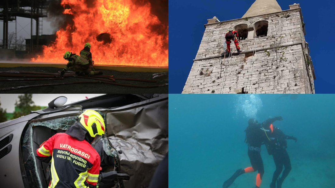 Vatrogasci JVP Rovinj imali više od 1.000 intervencija u 2025. godini!