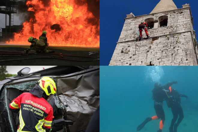 Vatrogasci JVP Rovinj imali više od 1.000 intervencija u 2025. godini!