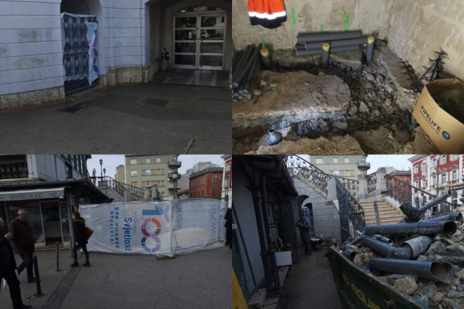 FOTO Pula: Krenula obnova javnog wc-a na tržnici