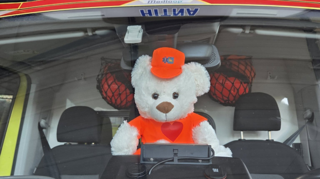 Tko je Hitko? Jedini medvjedić u Hrvatskoj koji tješi najmlađe pacijente Hitne službe "živi" u Istri