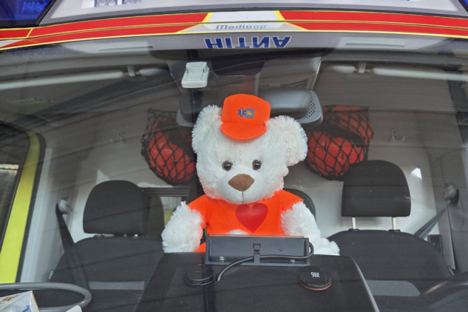 Tko je Hitko? Jedini medvjedić u Hrvatskoj koji tješi najmlađe pacijente Hitne službe "živi" u Istri