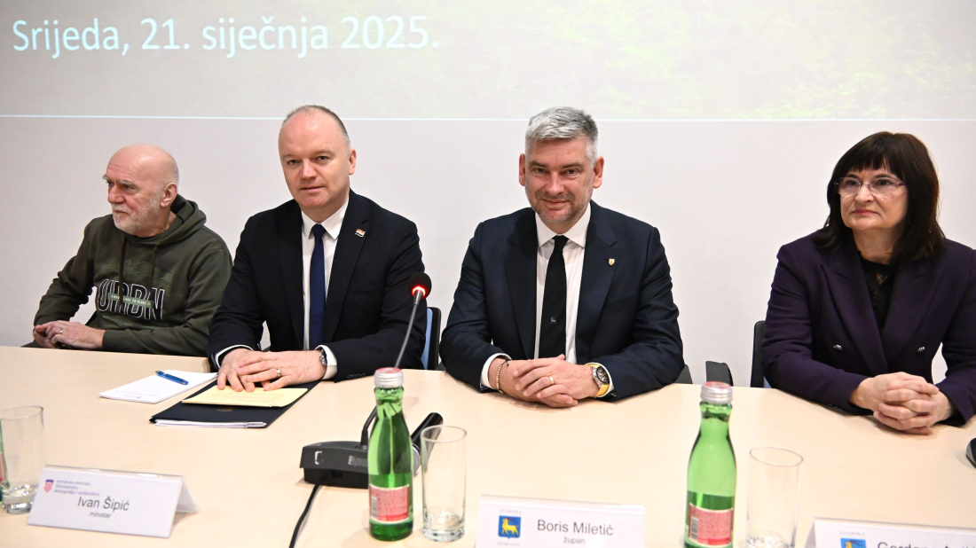 Župan Miletić s gradonačelnicima i načelnicima razgovarao o demografskim mjerama s ministrom Šipićem