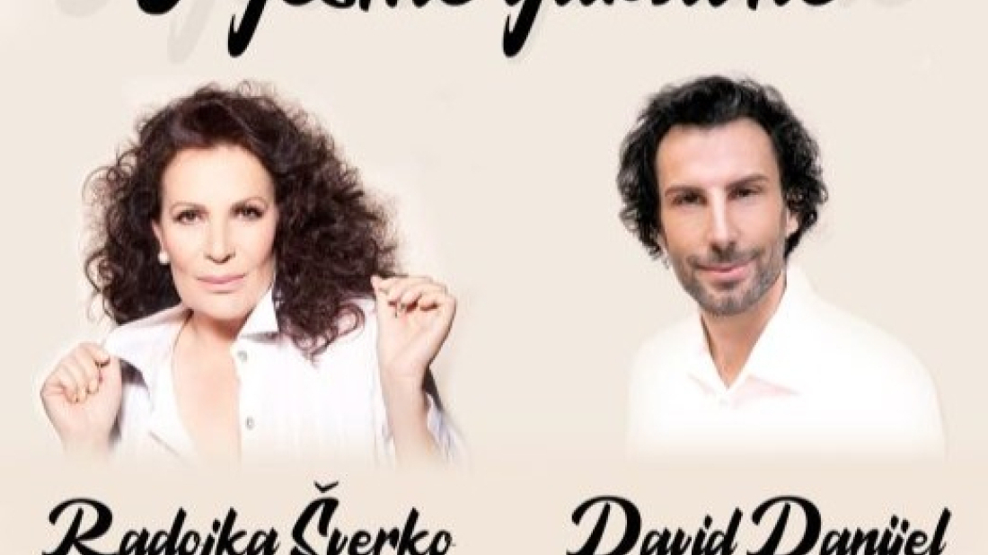 Pula: U Domu hrvatskih branitelja uoči Valentinova ljubavne pjesme izvoditi će Radojka Šverko i David Danijel