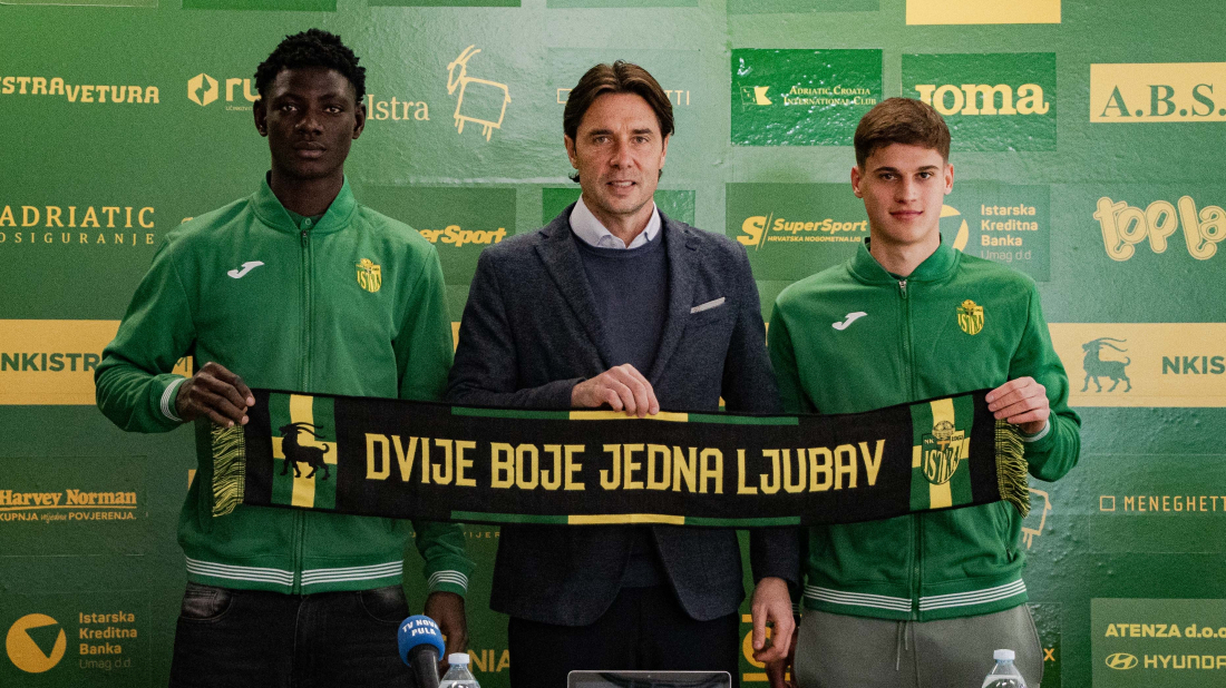 NK Istra 1961 predstavila nova pojačanja: Niko Šepić i Mutari Momoh potpisali do 2030. godine