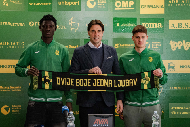 NK Istra 1961 predstavila nova pojačanja: Niko Šepić i Mutari Momoh potpisali do 2030. godine
