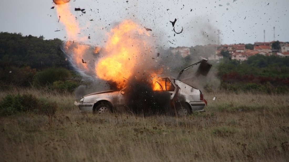 Nakon sudara kod Kršana, vozilo se zapalilo i izgorjelo!