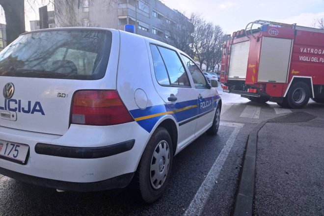 Iskra s cirkulara izazvala požar na gradilištu u Bašaniji