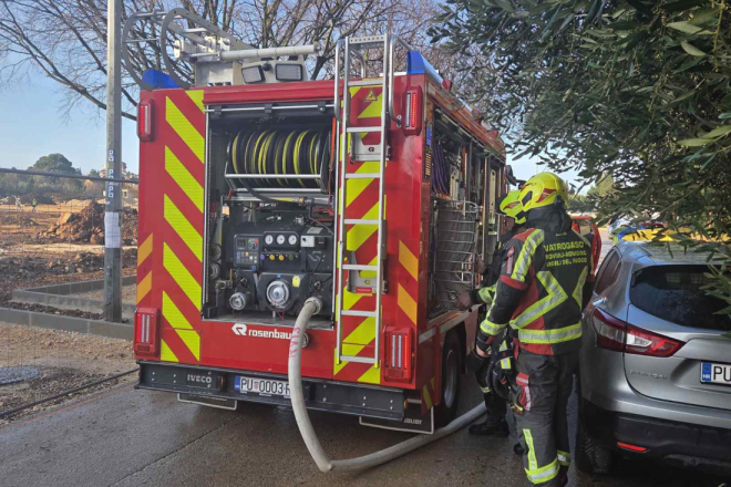 Planuo požar šume u Radeki Glavici, interveniraju vatrogasci iz Pule