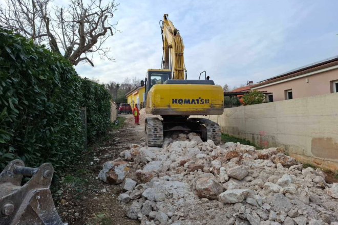 Poreč: Počela izgradnja nove kanalizacijske mreže za naselje Montižana