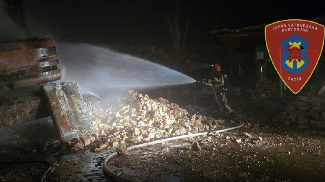 Noćas izbio požar u Melonima kod Motovuna