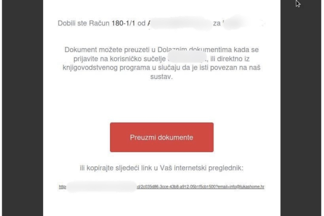 Ne nasjedajte na „Preuzmi dokumente“: Nova e-mail prijevara vezana uz Fiskalizaciju 2.0 širi se Hrvatskom