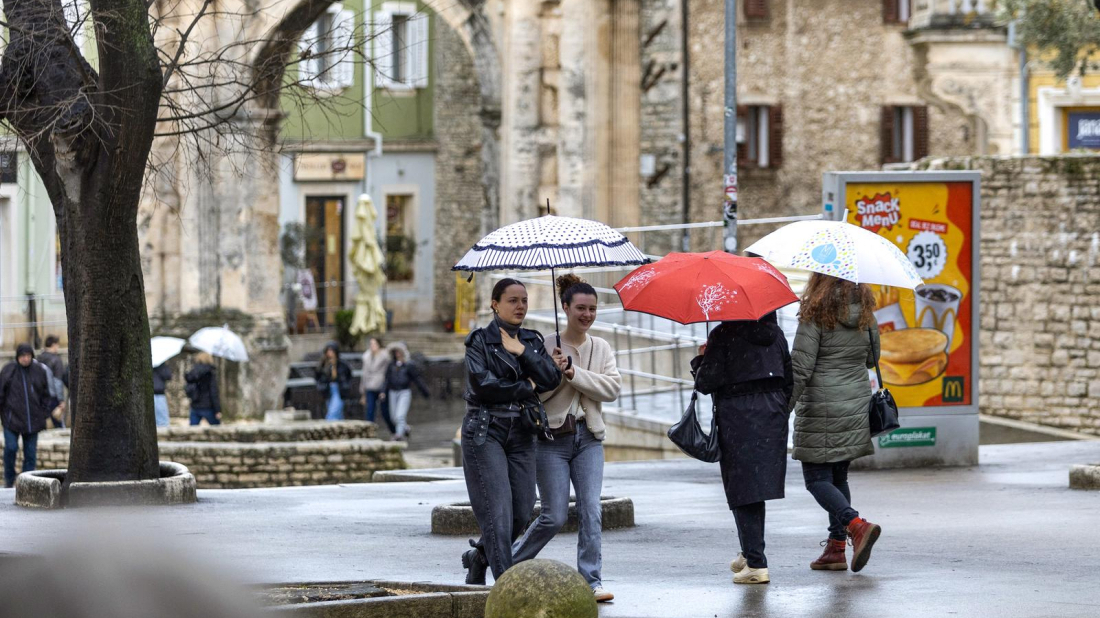 Istra i dalje pod kišnim oblacima: Nestabilno vrijeme obilježit će ostatak tjedna