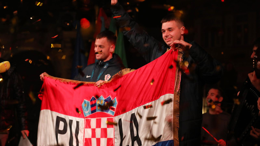 Pula dočekala brončane futsal junake: Portarata slavila Vukmira i Mataju