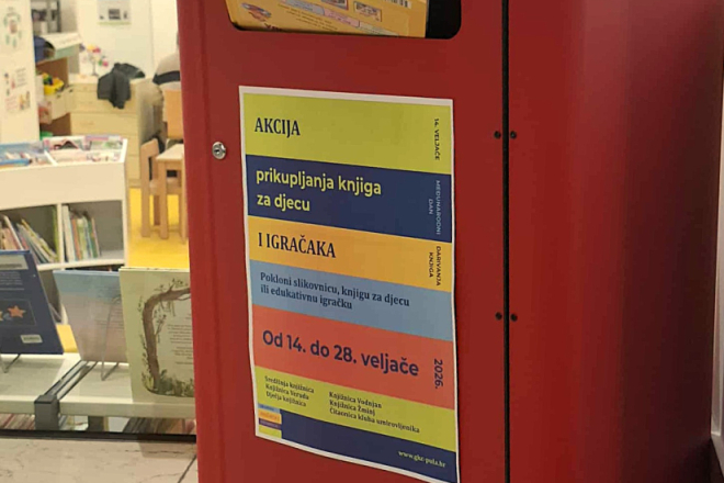 'Čitam, dam, sretan sam': U Puli do kraja veljače akcija prikupljanja knjiga i igračaka!