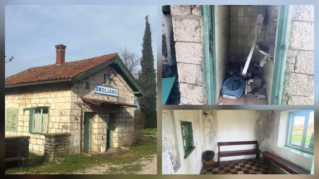 Foto: Razbijeno i demolirano stajalište u Smoljancima – Općina ogorčena, HŽ najavljuje sanaciju krajem godine!