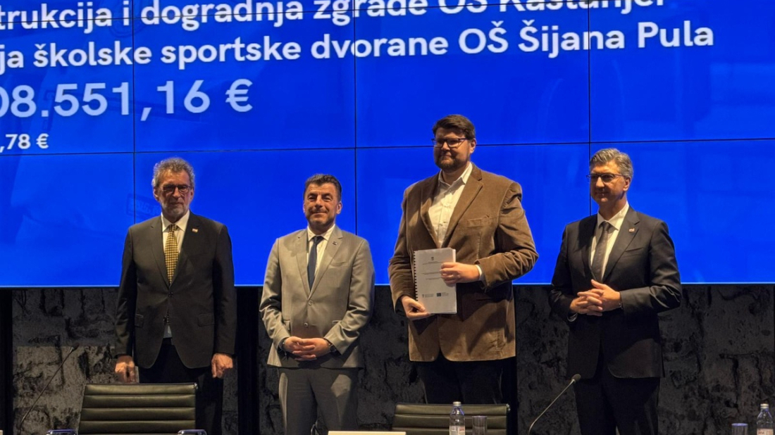 Odobreno čak 13,8 milijuna eura za rekonstrukciju i dogradnju OŠ Kaštanjer i izgradnju sportske dvorane OŠ Šijana