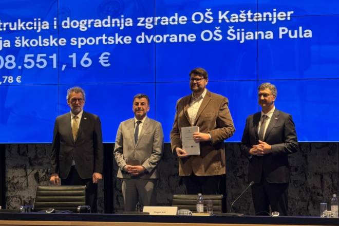 Odobreno čak 13,8 milijuna eura za rekonstrukciju i dogradnju OŠ Kaštanjer i izgradnju sportske dvorane OŠ Šijana