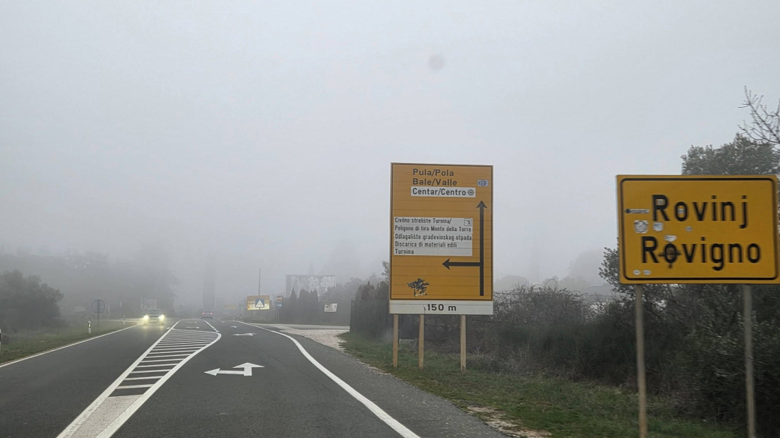 Sivo i mirno vrijeme nad Istrom: Oblačno uz maglu i početkom tjedna