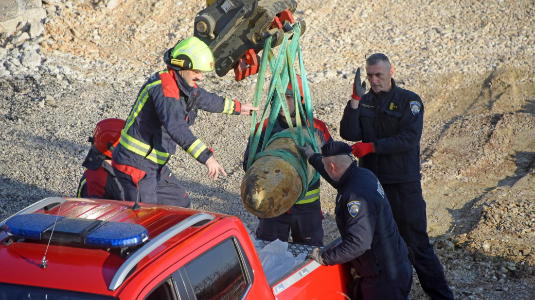Uspješno uklonjena zrakoplovna bomba iz centra Pazina