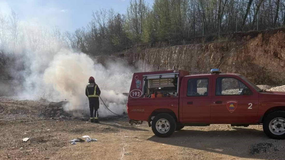 Pazinski vatrogasci u 24 sata imali niz intervencija: od požara do spašavanja psa