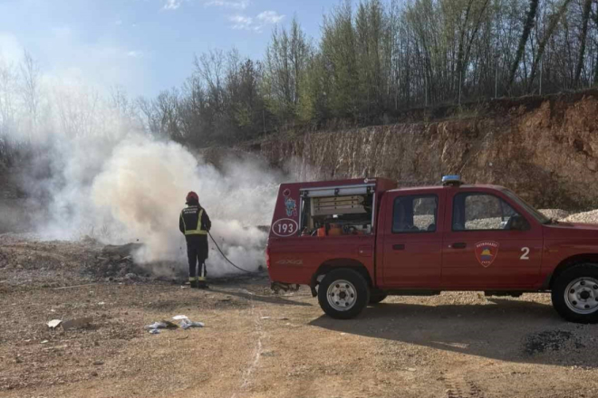Pazinski vatrogasci u 24 sata imali niz intervencija: od požara do spašavanja psa