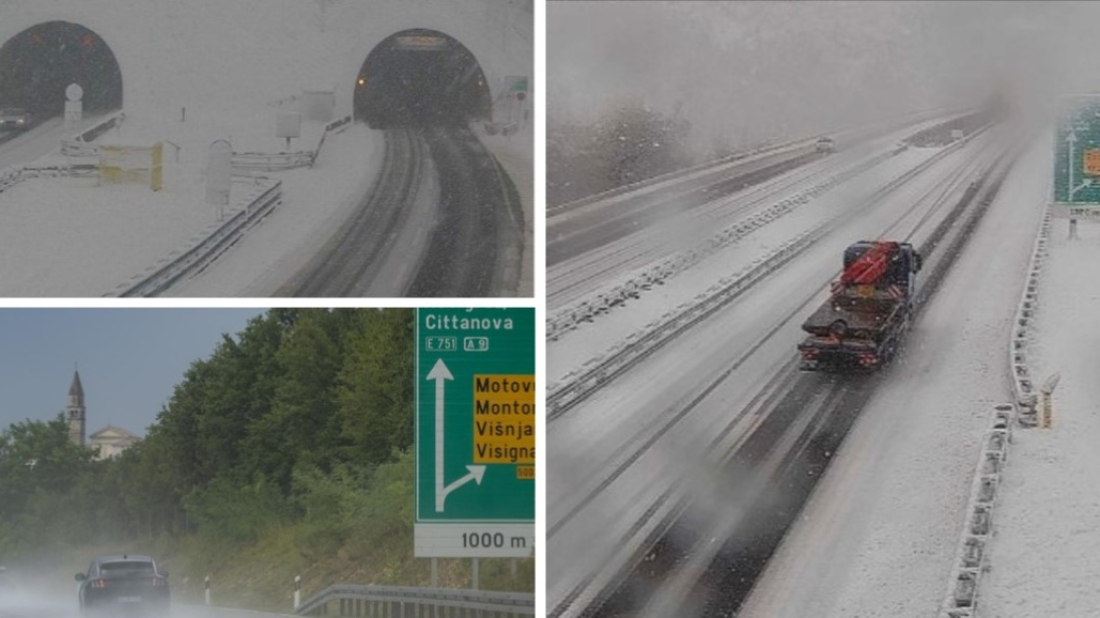 Snijeg paralizira promet: Nema slobodnog pravca prema Istri, Gorski kotar pod zimskim uvjetima