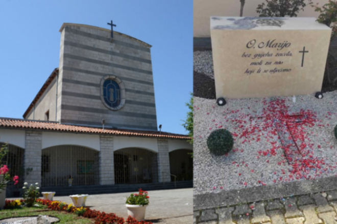 Skrnavljenje na Cvjetnicu šokiralo Labin: Oštećen kip i crkva, gradonačelnik oštro osudio vandale