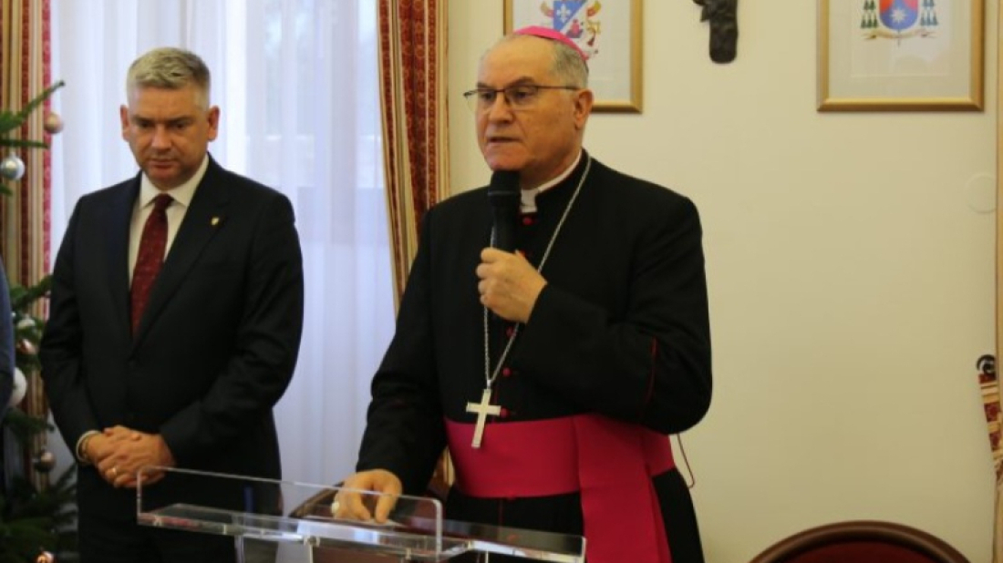 Istarski župan Boris Miletić čestitao Uskrs biskupu Ivanu Štironji