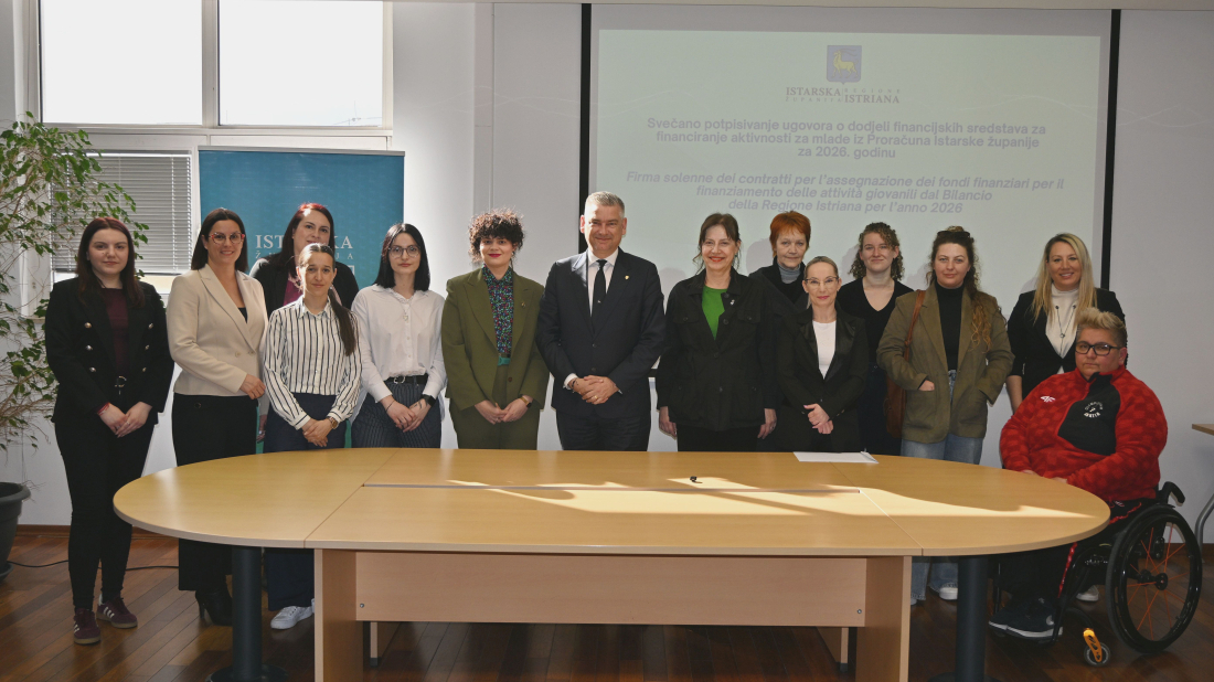 Istarska županija dodijelila 50 tisuća eura za projekte mladih, potpisani ugovori s 18 udruga