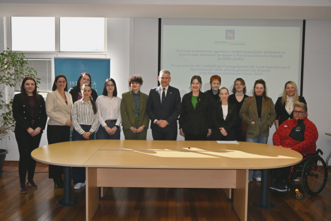Istarska županija dodijelila 50 tisuća eura za projekte mladih, potpisani ugovori s 18 udruga