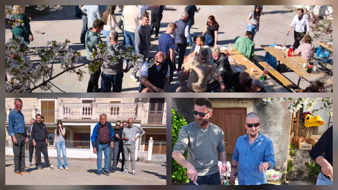 FOTO: Tradicionalno pičenje jaja u Marićima okupilo brojne mještane i goste uz bogatu uskrsnu spizu