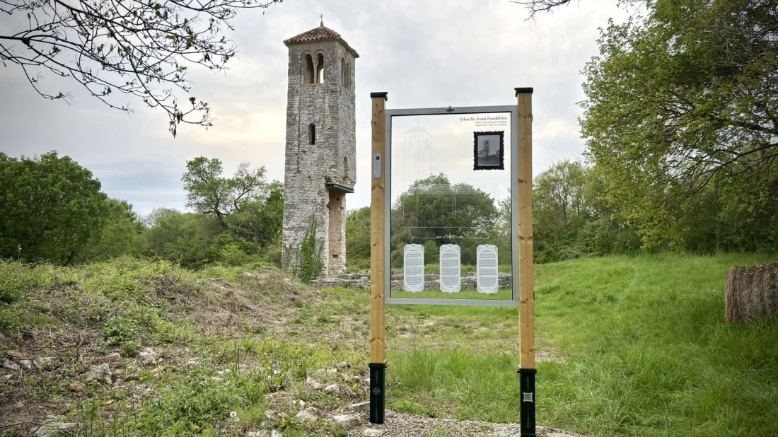Prošlost na dlanu: nova interaktivna ploča oživjela crkvu sv. Ivana Turnine u Gajani
